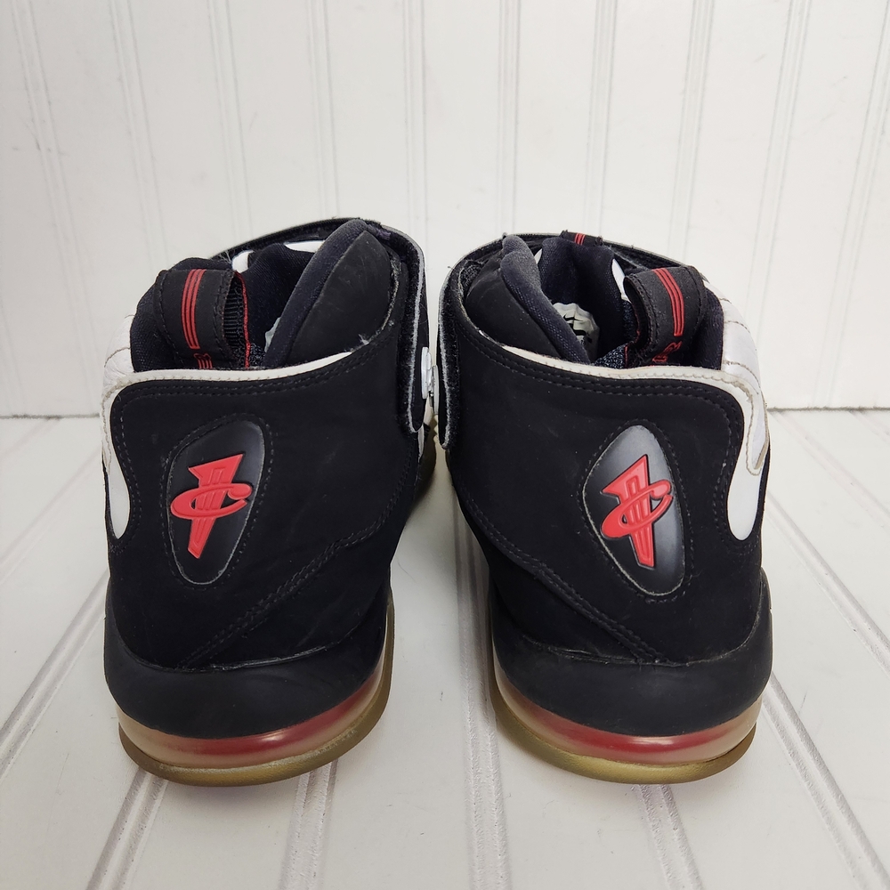 Nike Air Penny 4 Men 10.5 Black/White Chicago Bulls Athletic Sneakers 864018-101 - Picture 5 of 14